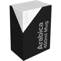 Arabica Stainless Steel & Plastic Double-Wall Mug Box
